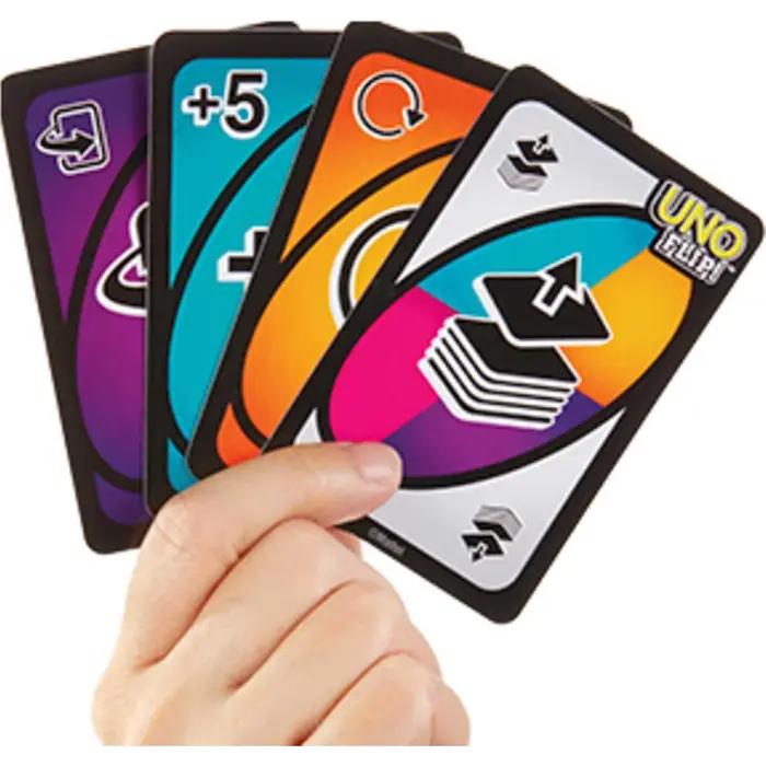100% Original Mattel UNO jeu de cartes à rabat Deck Poker 112