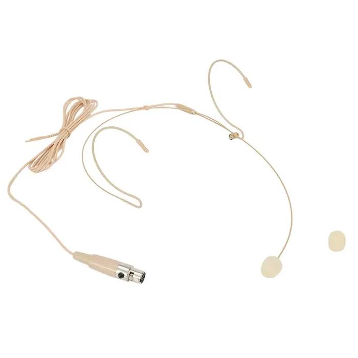 Microphone à double crochet d'oreille pour casque