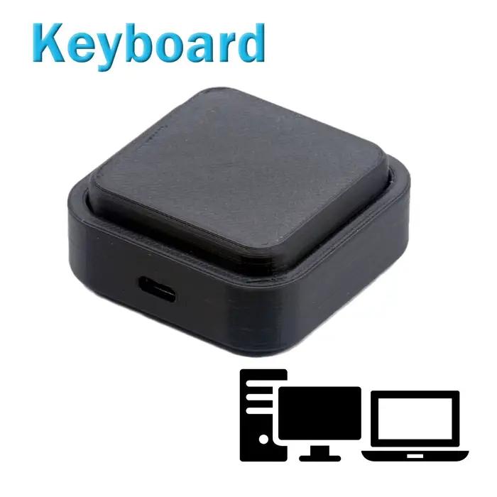 Mini One Key USB Programmable Macro Keyboard For Windows Linux MacOS Hot Key Mouse One Key Button USB