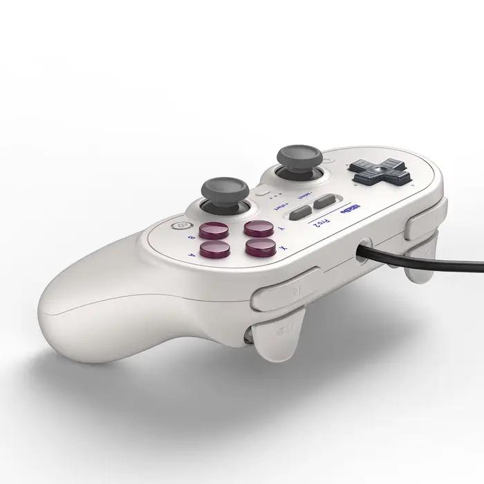 8BitDo Pro 2 contrôleur filaire manette de jeu USB avec Joystick pour Nintendo Switch PC OLED avec 2 boutons de palette arrière Pro accessoires