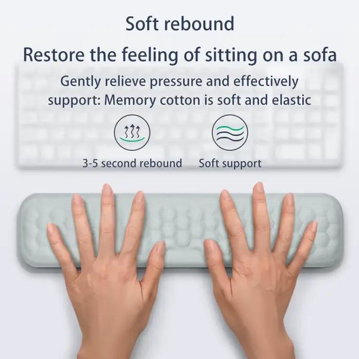 Clavier souris repose-poignet coussin mousse à mémoire de forme repose-main Support ergonomique poignet