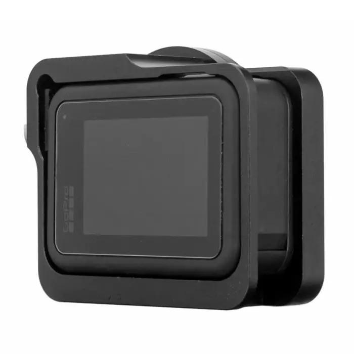 Étui de refroidissement pour GoPro Hero 8, cadre en alliage d'aluminium, boîtier métallique de protection, squelette noir, Cage robuste, filtre UV, accessoires