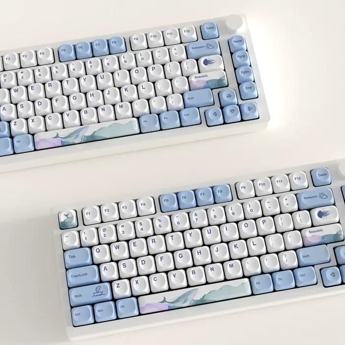 KBDiy-Ensemble de capuchons de touches pour clavier mécanique de jeu