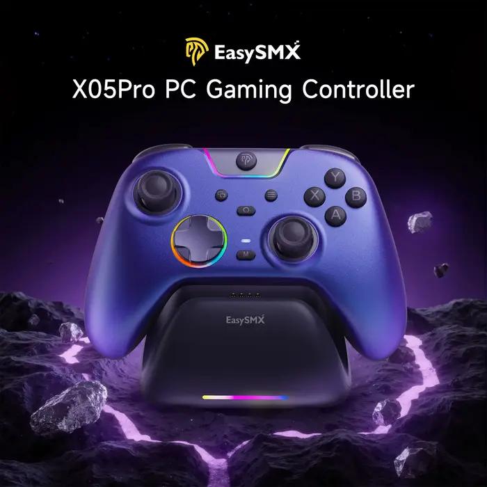 Manette de jeu sans fil EasySMX X05 Pro pour PC