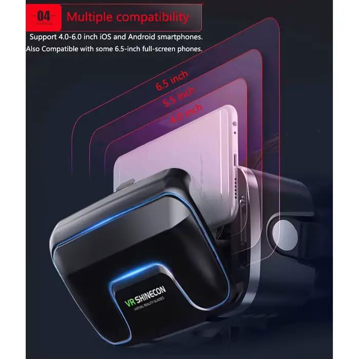 VR Shinecon 10.0 Casque 3D lunettes