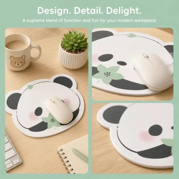 Tapis de souris antidérapant avec animaux mignons
