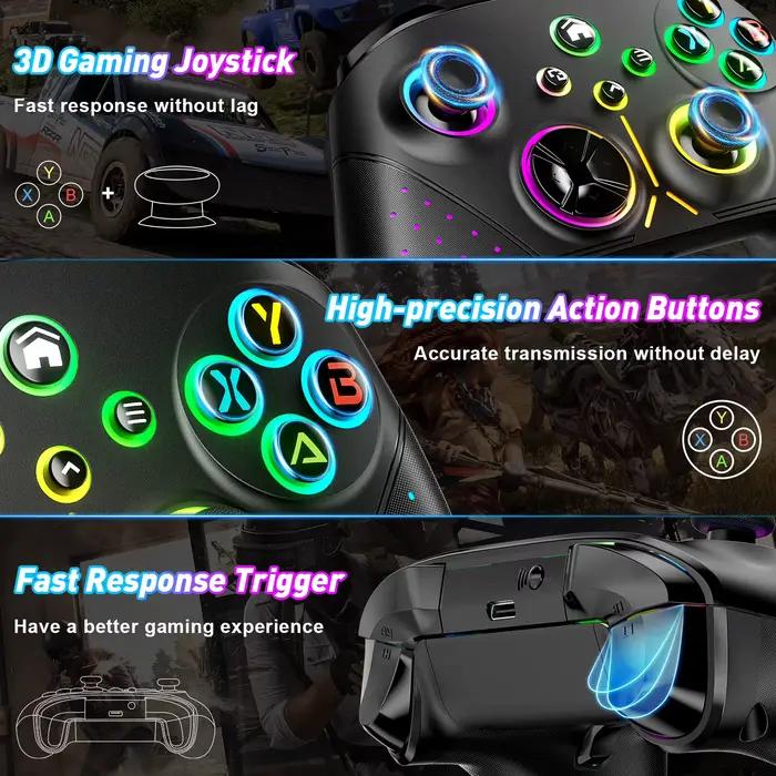 Manette sans fil, compatible avec Xbox one/Xbox One S/X/Xbox Series X/S/Android/iOS/PC