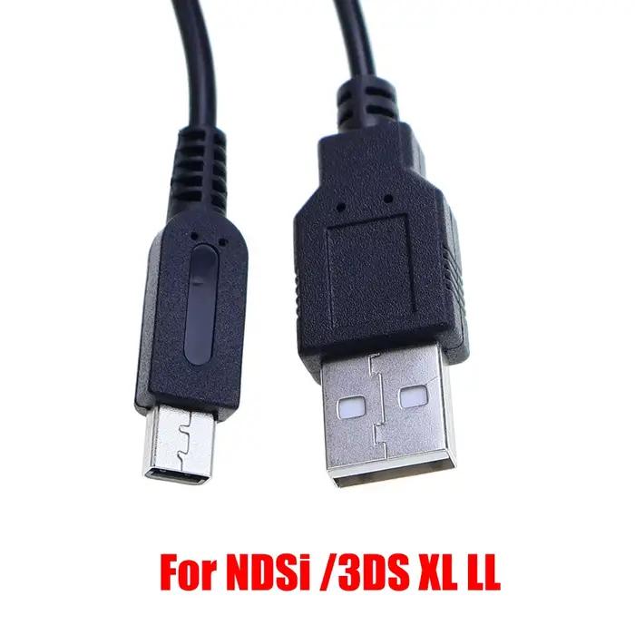 Pour DS Lite DSL NDSL GBM pour NDSi 3DS nouveau 3DS XL LL NDS GBA SP Console de jeu USB chargeur de données ligne câble d'alimentation de charge