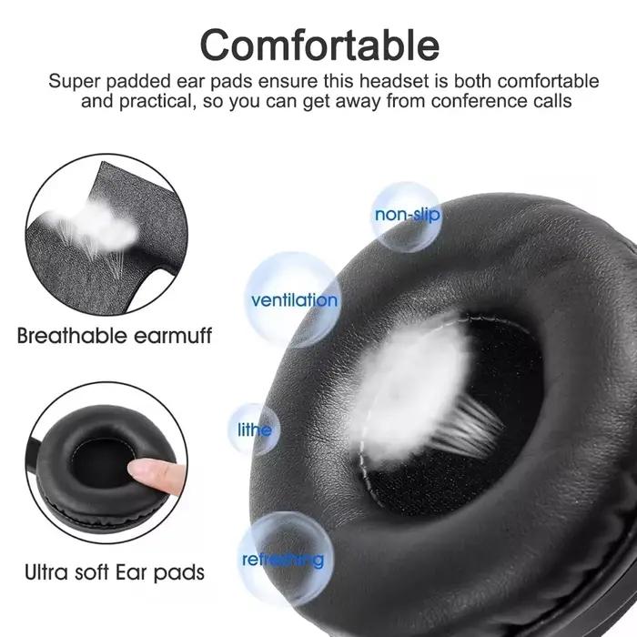 3.5mm/USB casque d'ordinateur avec Microphone antibruit chat réseau enseignement vidéoconférence stéréo filaire