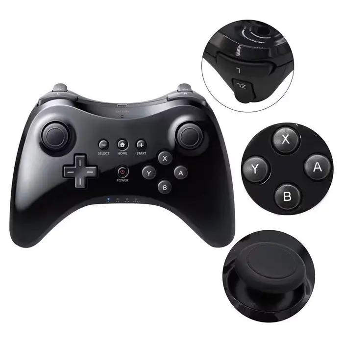 Manette de jeu sans fil classique Pro pour Nintendo Wii U Pro avec câble USB