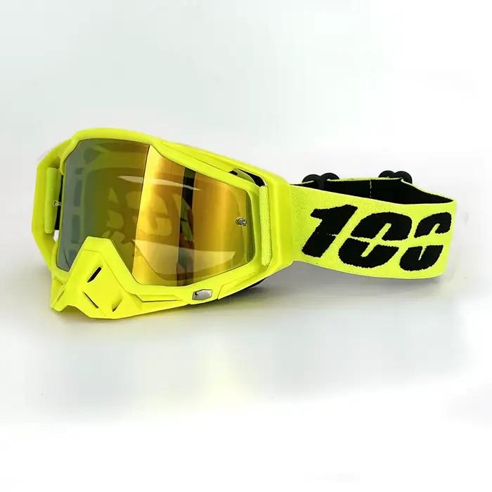 Lunettes de protection pour casque de moto, pour hommes et femmes, coupe-vent, UV400, pour motocross, tout-terrain, VTT, ATV, ski, course