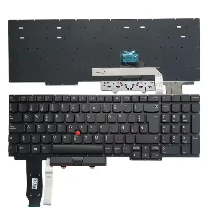 Nouveau clavier latin/espagnol pour Lenovo Thinkpad E15 Gen 2 3 4 (Type 20T8 20T9 20TD 20TE)