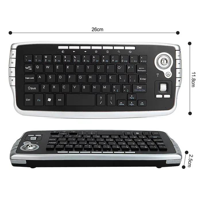 Clavier sans fil E30 avec trackball et souris
