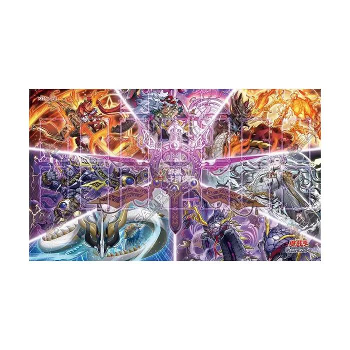 600X350X2Mm Bricolage Yu-Gi-Oh! Tapis de combat de cartes Mitsurugi Ygo