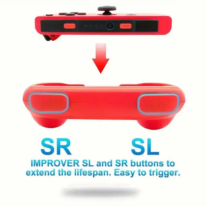 Poignées compatibles avec les thoracSwitch OLED, Joy-Con, Switch Grip