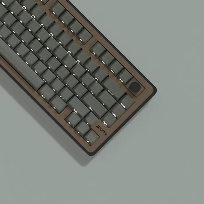 Wood Mars None Keycaps PBT Material Side Letter