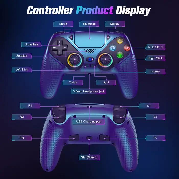 Manette de jeu sans fil Bluetooth pour Playstation 5
