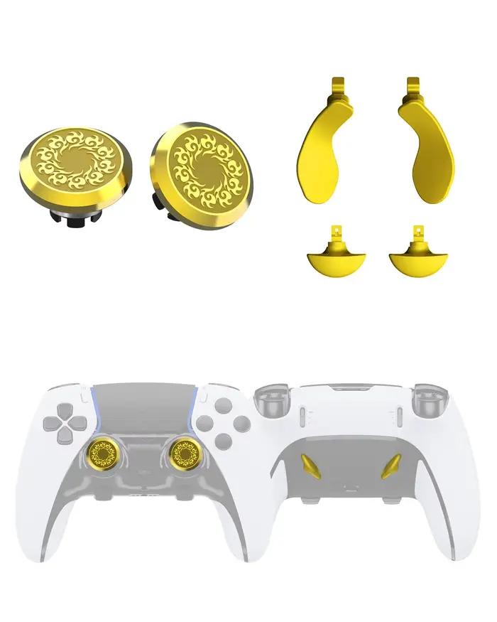 2 pièces de joysticks métalliques personnalisés pour manette PS5 Edge