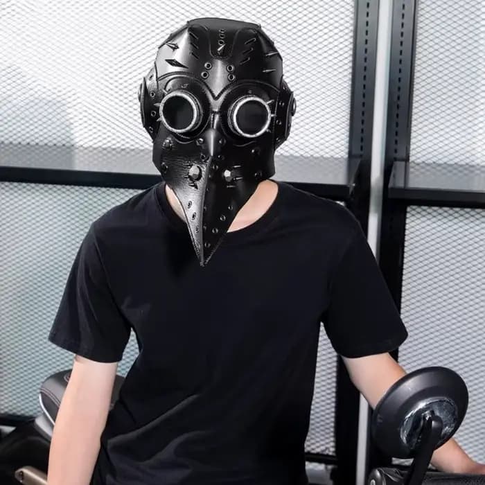 Masque Steampunk gothique avec matériau respirant pour les amateurs Cosplay