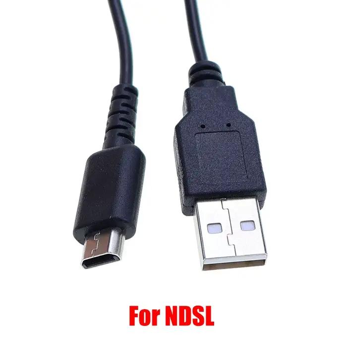 Pour DS Lite DSL NDSL GBM pour NDSi 3DS nouveau 3DS XL LL NDS GBA SP Console de jeu USB chargeur de données ligne câble d'alimentation de charge