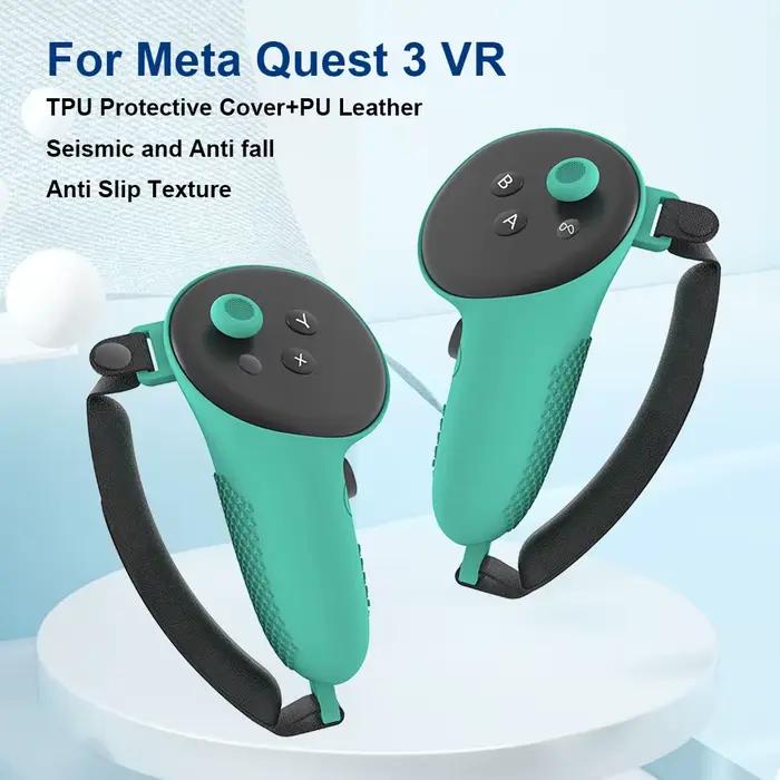 Coques de protection TPU pour manettes Meta Quest 3 VR antidérapantes antichoc et anti-chute pour gamer ocassionnel et professionnel