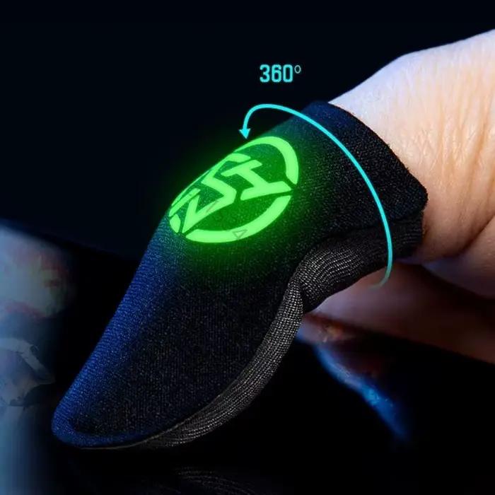 Manchons doigt jeu pour téléphone, gants contrôleur main jeu pouce 2x XX9A