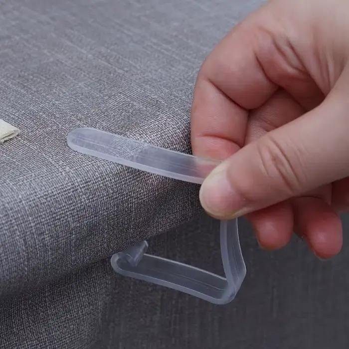 Clips de table robustes pour pique-nique, clips de fixation faciles pour nappes, supports de nappes parfaits pour les pique-niques en restaurant, les mariages en tente