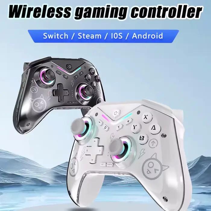Contrôleur filaire USB sans fil Bluetooth pour Nintendo Switch Android IOS iPhone Steam PC TV contrôle manette RGB Hall accessoires
