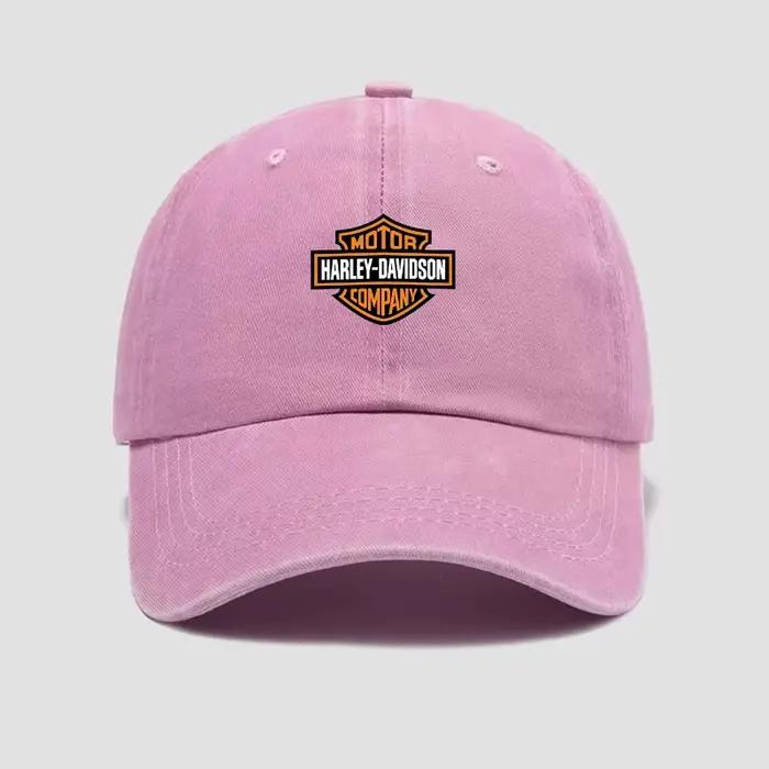 Casquette de baseball simple avec logo imprimé, protection solaire, pour Harley Davidson Softail Sportster VRSC Touring X48 883 1200