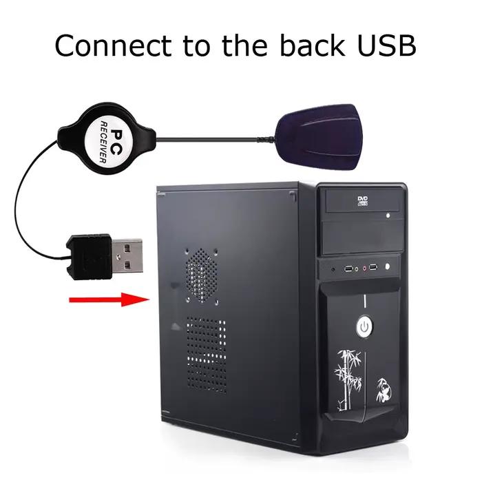 Souris télécommande sans fil PC USB récepteur IR