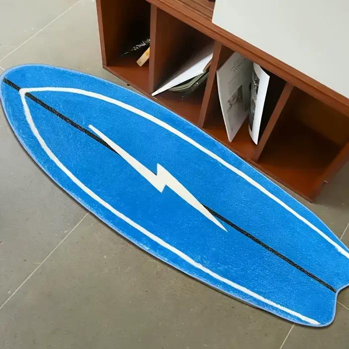 VIKAMA Tapis créatif en forme de planche de surf