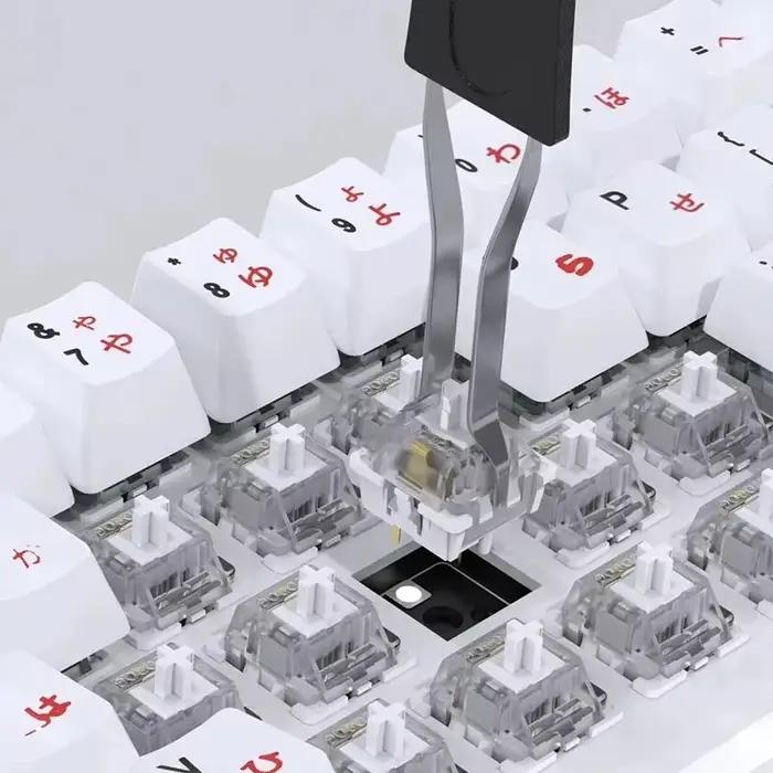 Extracteur de capuchons de touches de clavier mécanique polyvalent 2 en 1