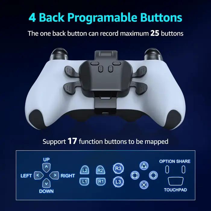 Palettes IWGAME Plug and Play pour contrôleur PS5 PC Mac