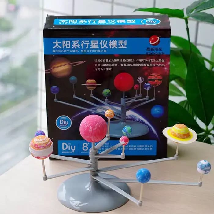 Kit de Modélisation de Système Solaire DIY 3D – Huit Planètes – Projet Scientifique Éducatif – Jouet d'Astronomie pour Enfants – Cadeau d'Apprentissage Spatial