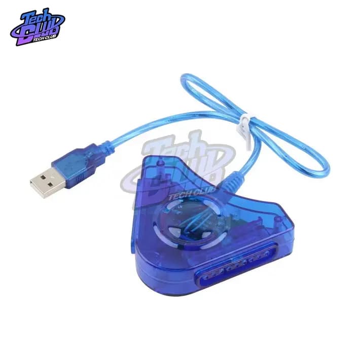 Câble de convertisseur adaptateur de manette de jeu de contrôleur USB pour PlayStation 2 PS1 PS2 Joypad vers jeux PC double Ports
