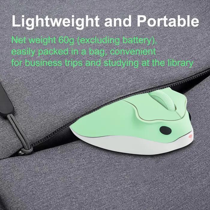 Souris sans fil 2.4G, aspect Hamster mignon