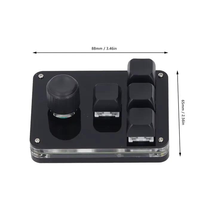 【Nouveau】 Clavier USB à 4 touches et 1 bouton rotatif