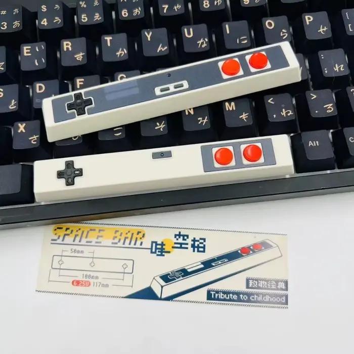 Capuchons de touches de clavier rétro style manette de jeu