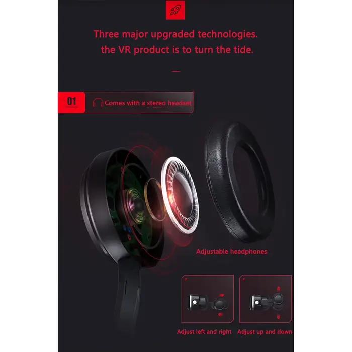 VR Shinecon 10.0 Casque 3D lunettes