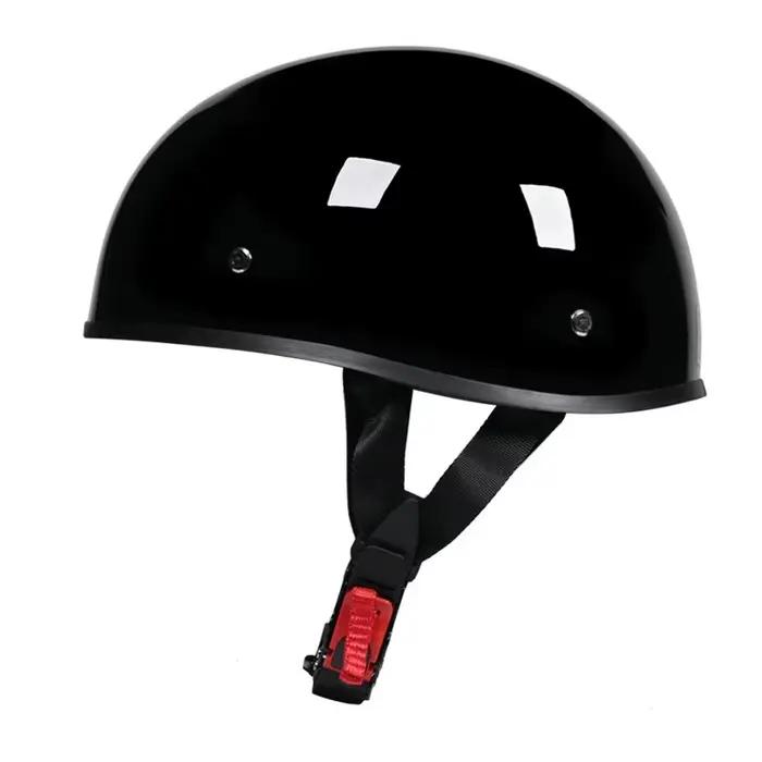 Casque de moto demi-visage vintage, rétro, 138, scooter, Cruiser,Chopper