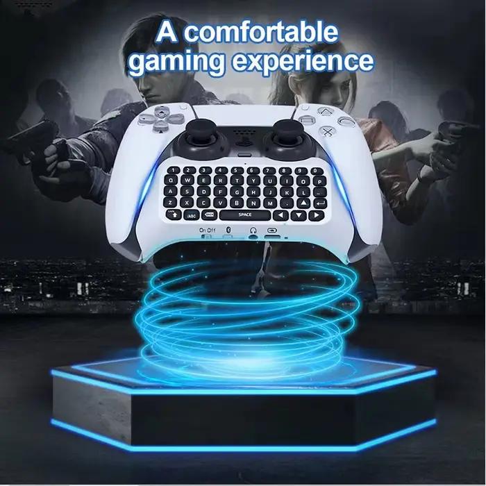 Clavier sans fil pour manette PS5 poignée