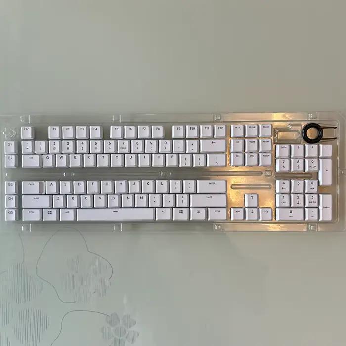 Nouveaux capuchons de touches transparents en ABS à profil bas