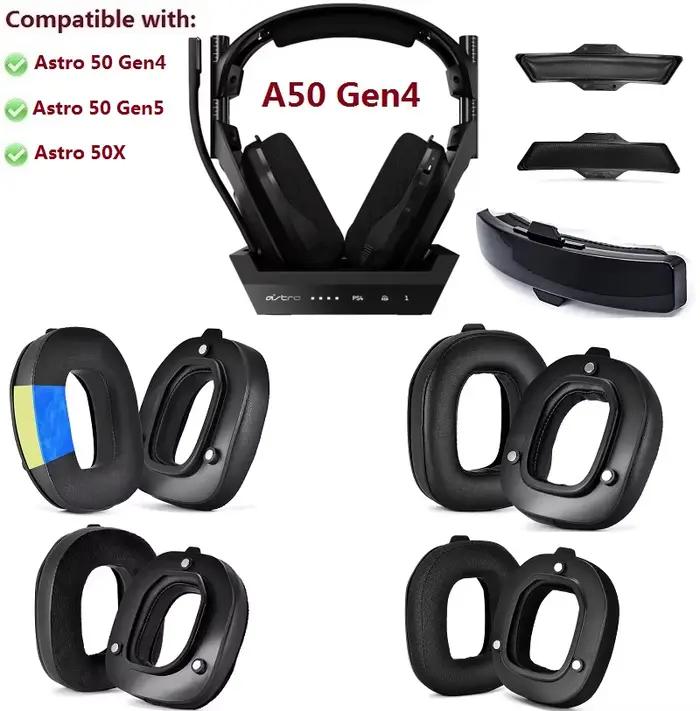 Coussinets d'oreille pour Logitech Astro A50 Gen4 Gen5 A50X