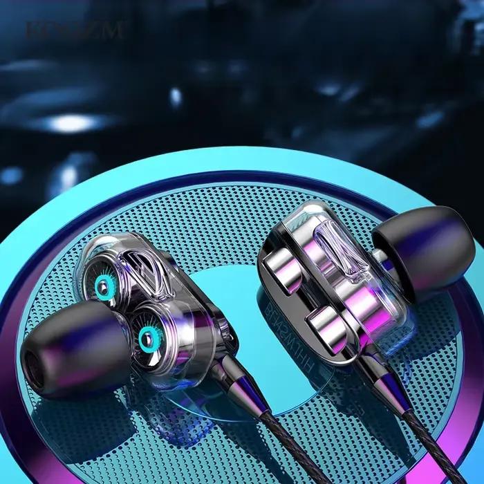 Écouteurs intra-auriculaires filaires avec micro