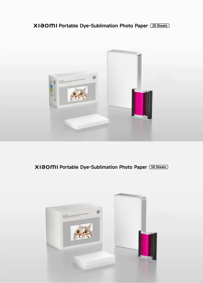 Xiaomi imprimante Photo Portable pro accessoires