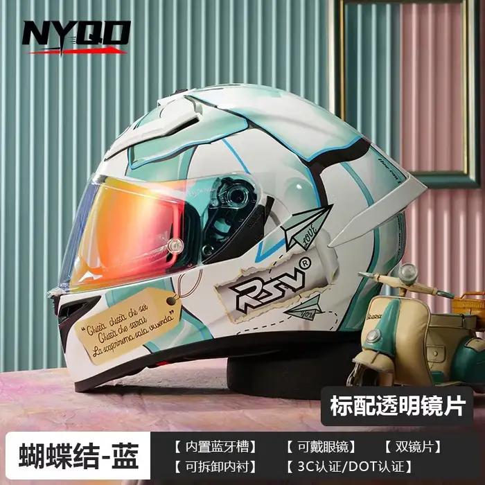 Casque intégral Moto Personnalité EVA 01 Mech Style DOT ECE Double Lentille Moto Course Anime Cascos Para Moto Respirant Protection Sécurité Visibilité Durabilité Couleur Personnalité