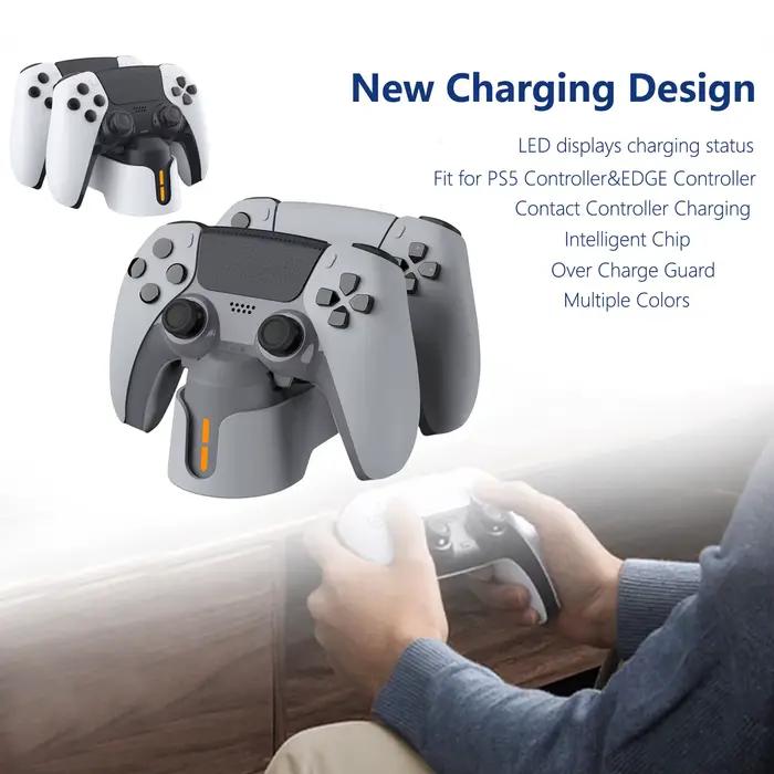 Station de chargeur de contrôleur PS5 Dualsense rapide et protecteur pour contrôleurs de bord occasions de jeu gaming