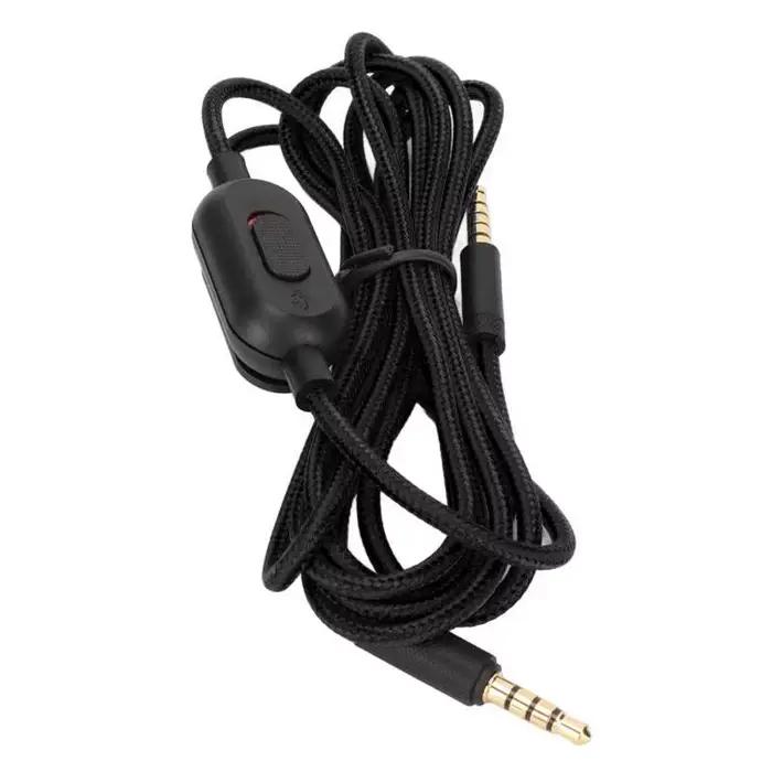 Câble de casque de jeu avec contrôle du Volume et interrupteur muet