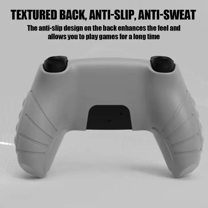 Coque en silicone pour manette PS5 édition limitée 30e anniversaire avec autocollant tactile