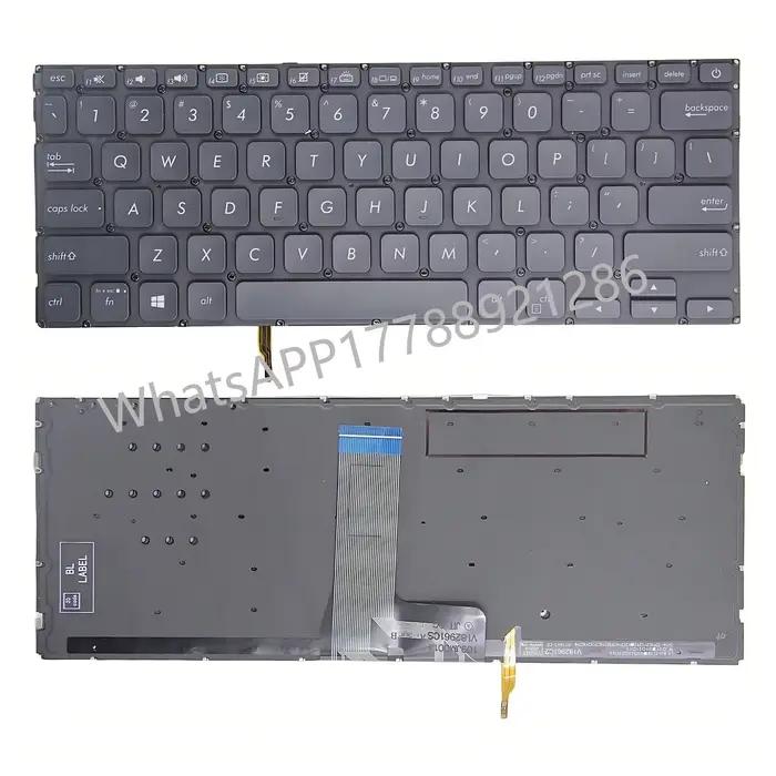 Nouveau clavier d'ordinateur portable américain pour ASUS V4000U V4000D V4000F A412 A412D A412FL A412DA X412 X412FA X412F X412U R423 R424 R424F R424FA